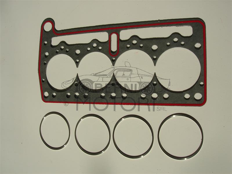Competition head gasket with separate rings for A112 Abarth 58HP.